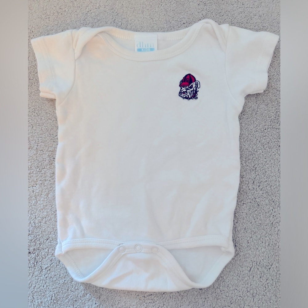 UGA baby onesie